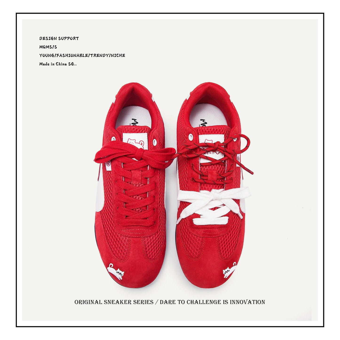Women's & Men's American Retro Summer Mesh German Training Sneakers