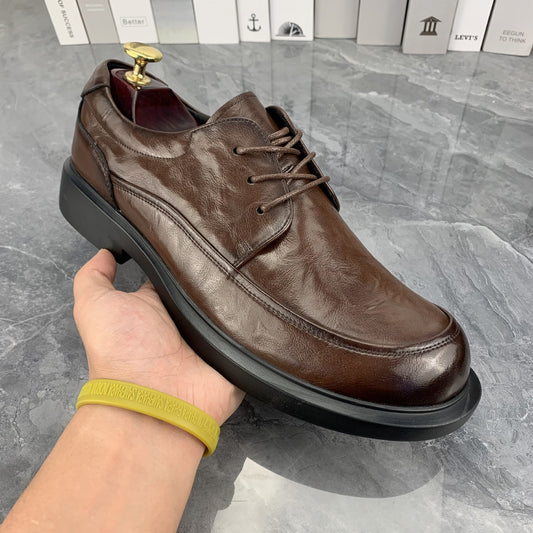 Men's Bottom Lace Up Formal Wear Business Leather Shoes