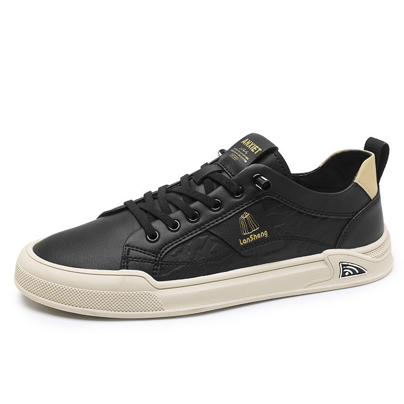 Men's Genuine Lazy Thick Bottom Versatile British Summer Men's Board Shoes