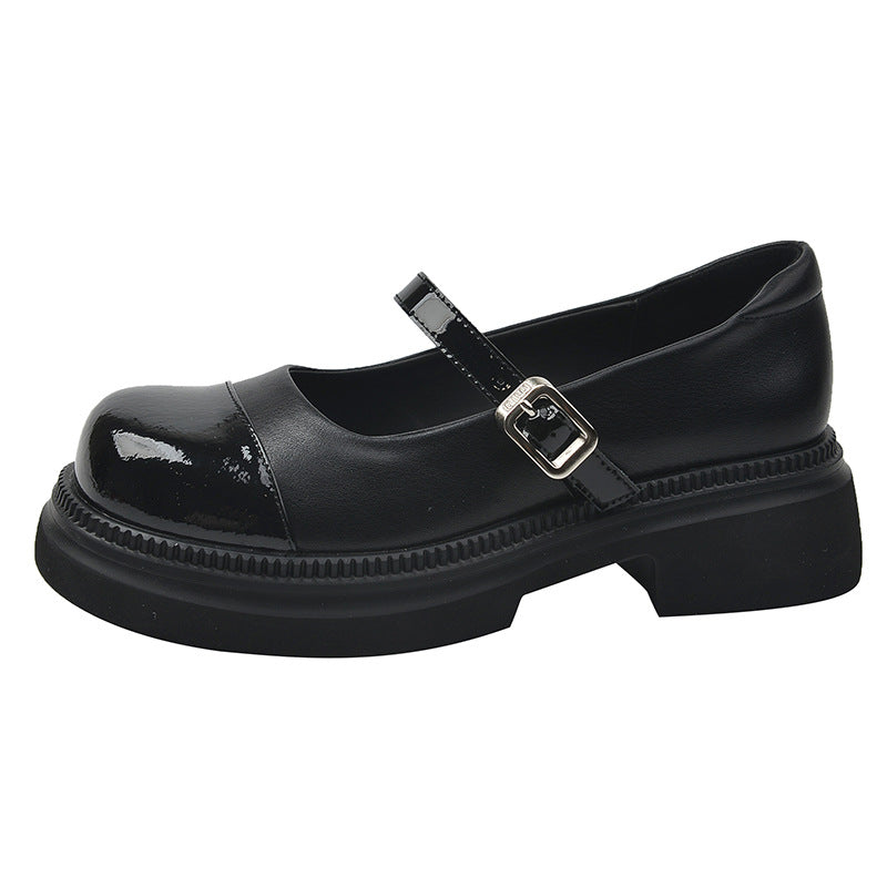Women's & Men's Style Preppy Mary Jane Fat Feet Men's Shoes