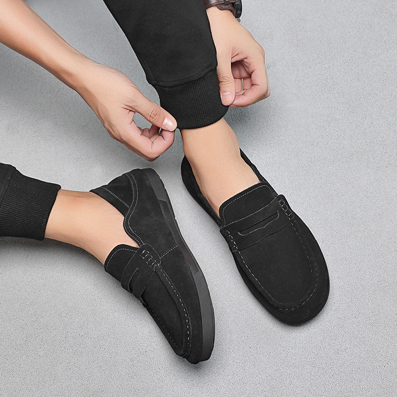Men's Autumn Suede Soft Bottom Father Style Loafers