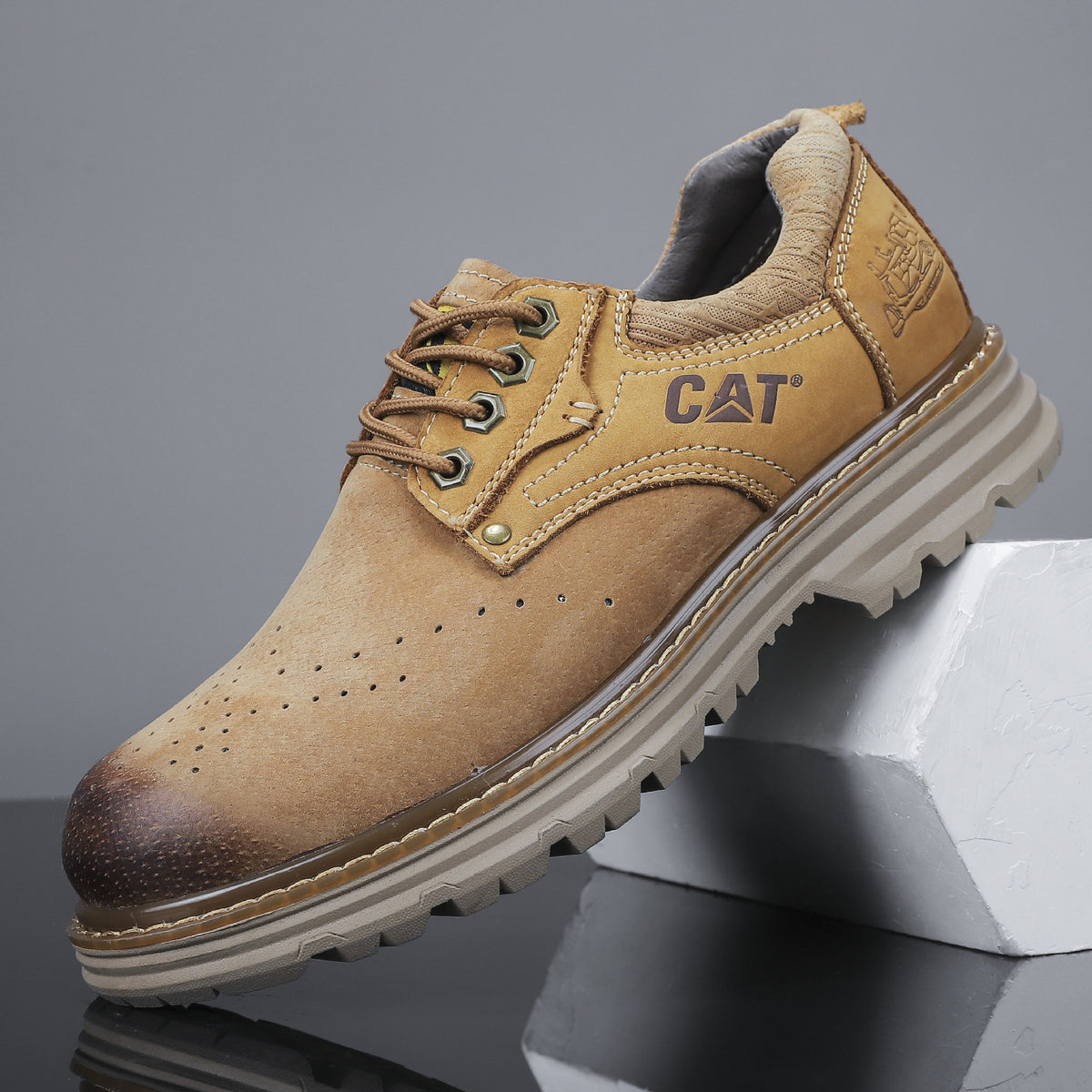 Men's Large Size Breathable Trendy Handmade Men's Casual Leather Shoes