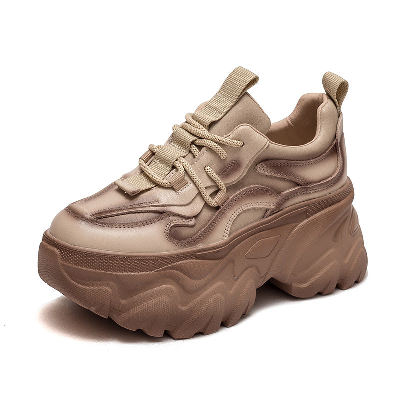 Women's Leisure Dad Thick Bottom Fashion Retro Casual Shoes