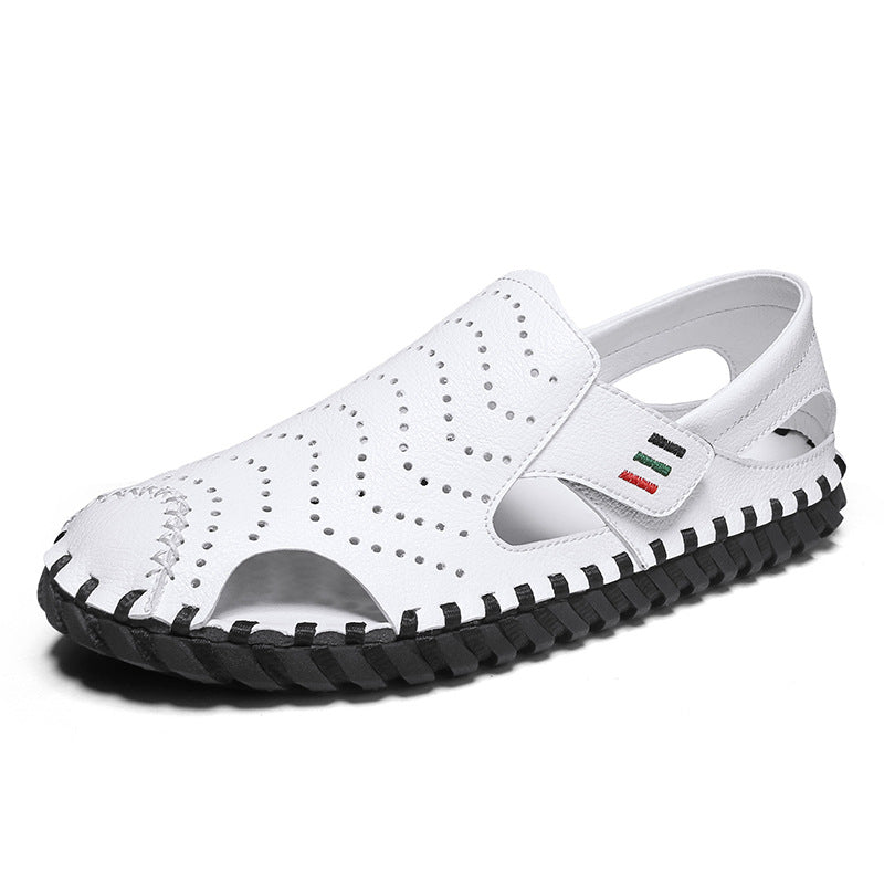 Men's Summer Fashion Closed Toe Green Less Lightweight Sandals