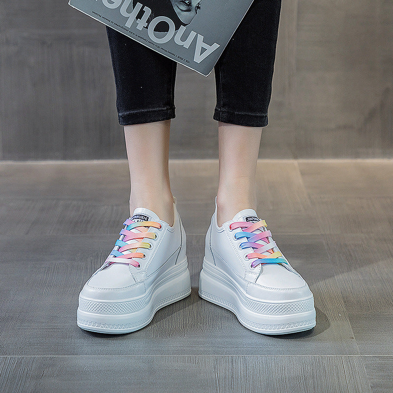 Women's Autumn Thick Bottom Invisible Elevated Muffin Casual Shoes