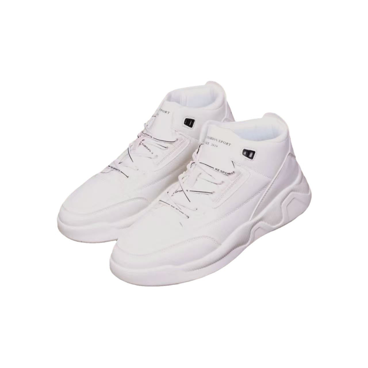 Classy Board Korean Elevator Green White Casual Shoes