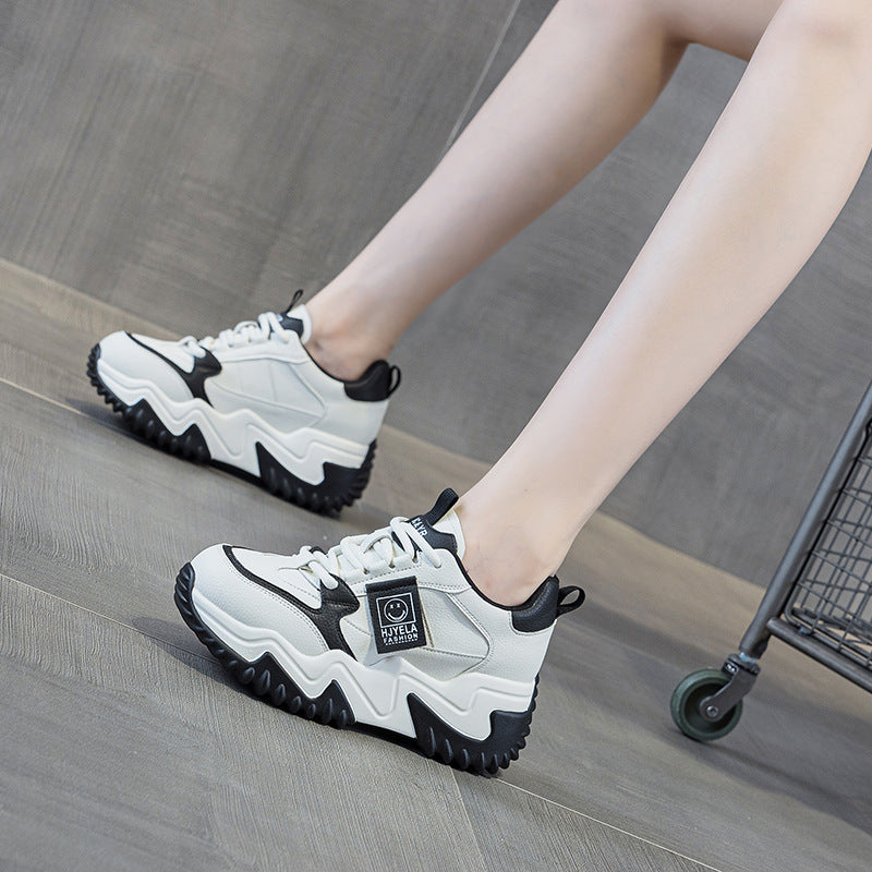 Women's Height Increasing Insole Dad Spring Korean Casual Shoes