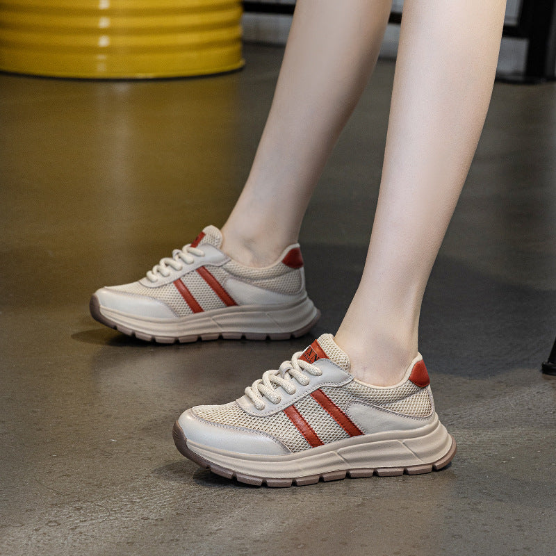 Women's For Summer Mesh Surface Hollowed Breathable Cortez Retro Style Pumps Women's Sports Shoes