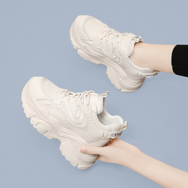 Women's Thick Bottom Height Increasing Insole Dad Sneakers