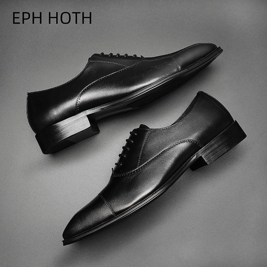 Men's Genuine Wedding Bridegroom Brock Summer Thin Oxford Leather Shoes
