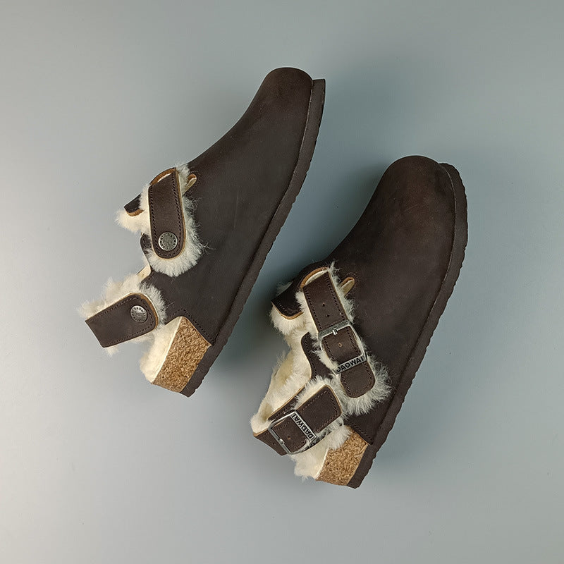 Women's The Island Box Plus Fluff Wool Cork Advanced Sandals