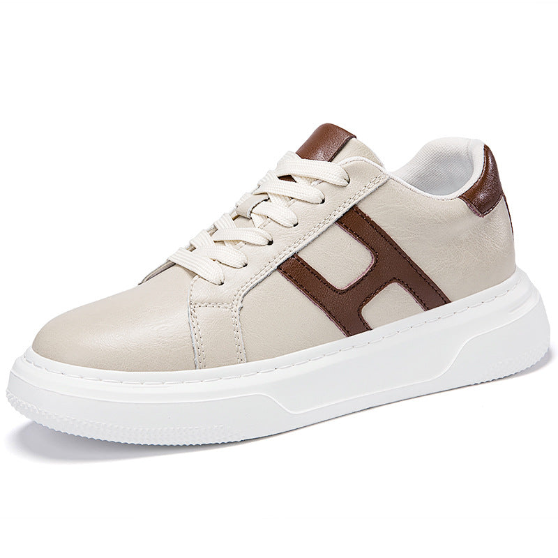 Men's Autumn Invisible Height Increasing Insole Breathable Men's Board Shoes