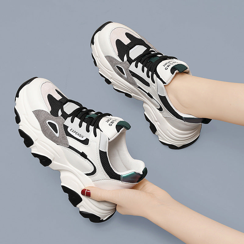 Women's Dad Platform Travel Versatile Mom Sports Sneakers