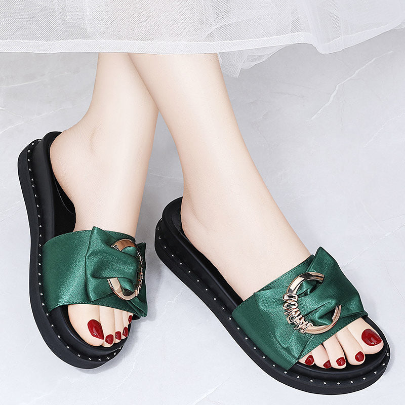 Women's Summer Outdoor Fashionable Versatile Flat Bottom Sandals