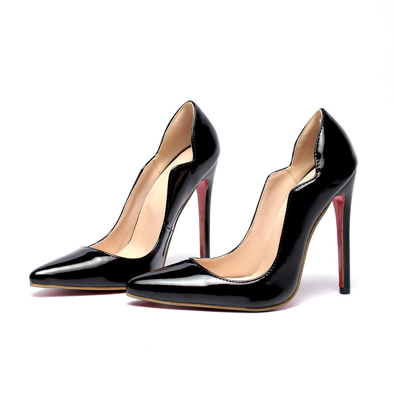 Super High Sexy Stiletto Pointed Toe Shallow Mouth Candy Color Heels