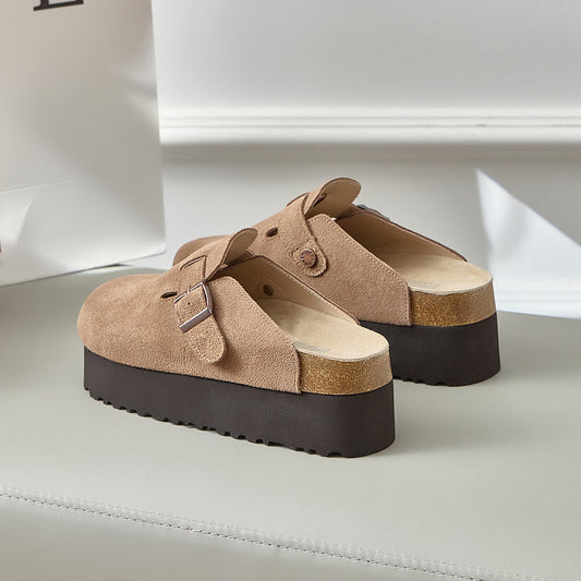 Women's Thick-soled Height Increasing Insole Outer Wear Slippers
