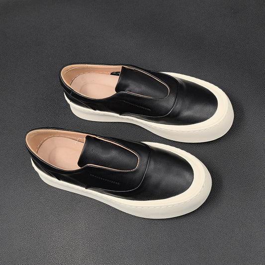 Men's Fashionable Light Luxury Slip-on Lazy Sneakers