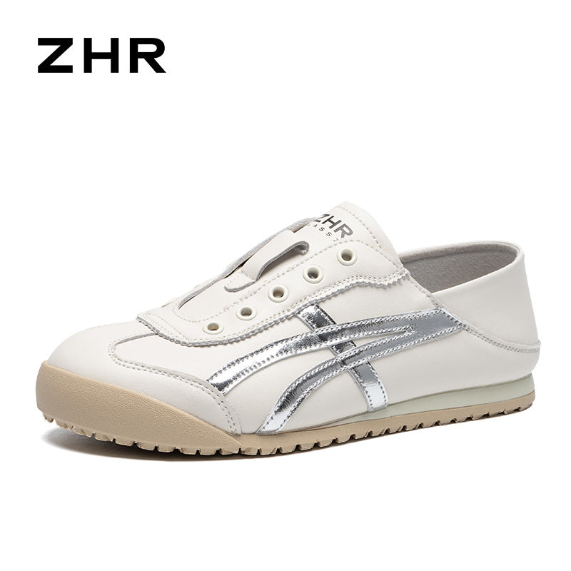 Women's German Training Soft Bottom White Autumn Casual Shoes