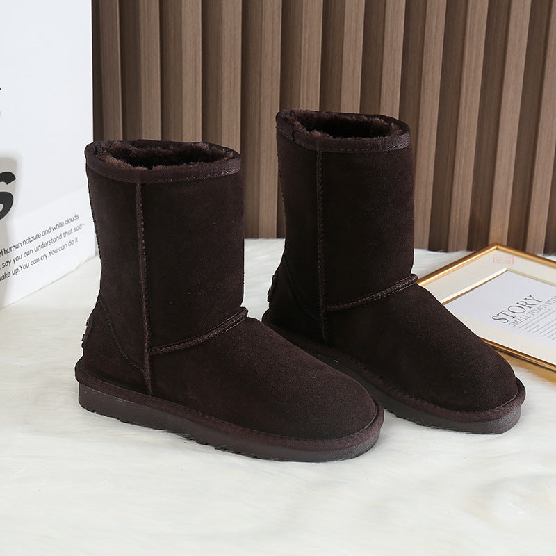 Women's Wedding Winter Thickened Fleece-lined Life Insulated Snow Boots