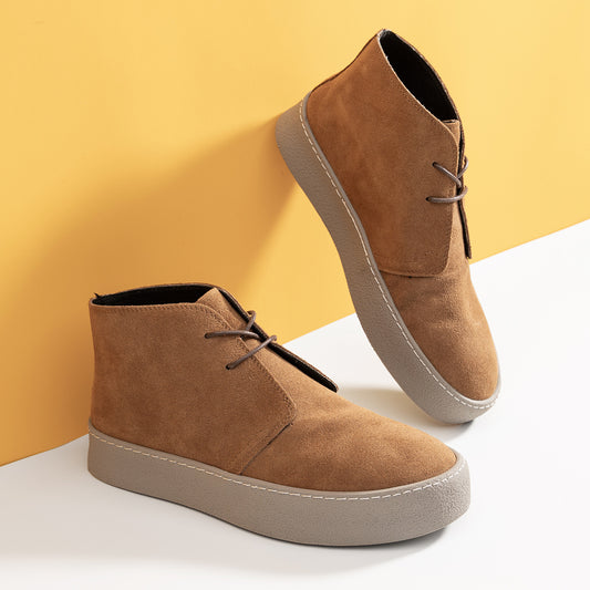 Men's Worker Winter Fleece-lined Warm Vintage Martin Boots