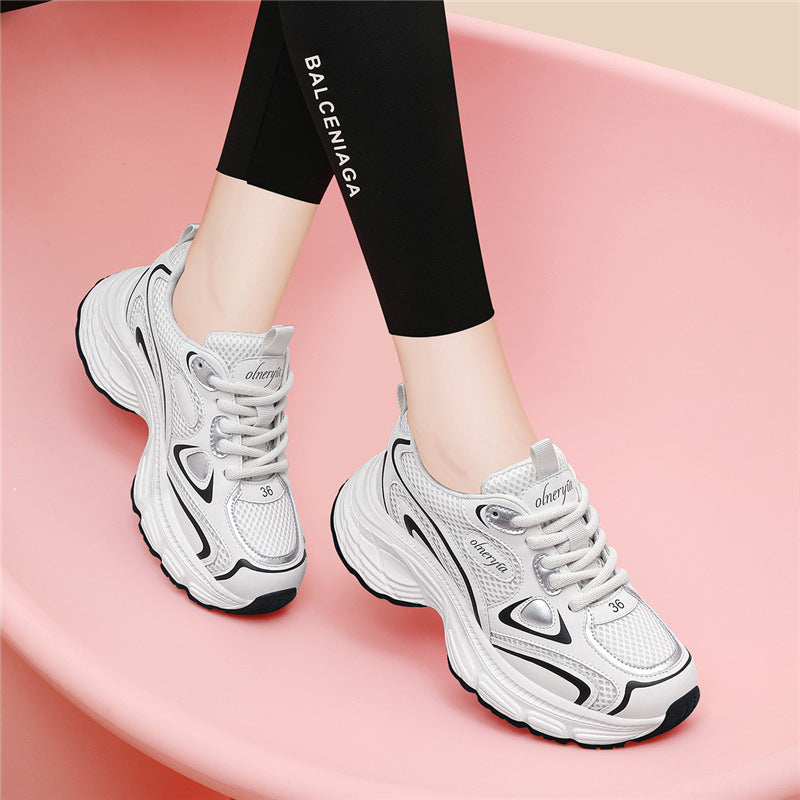 Women's Platform Dad Classy Sier Increased Sports Women's Casual Shoes