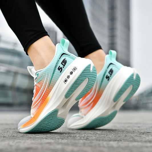Men's Professional Marathon Racing Running Soft Bottom Sports Sneakers
