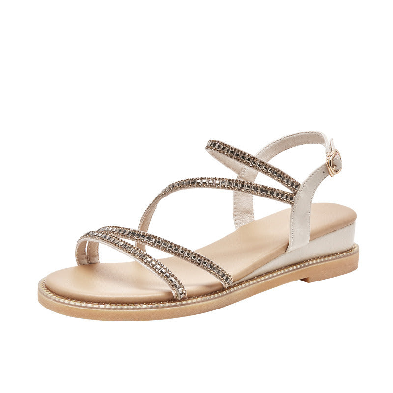 Women's Fairy Style Flat Soft Bottom Strap Sandals
