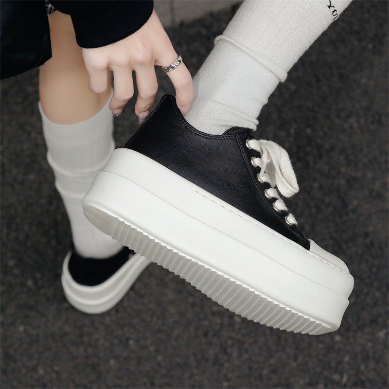 Thick Sole Height Increasing Board Easy Wear Men's Casual Shoes