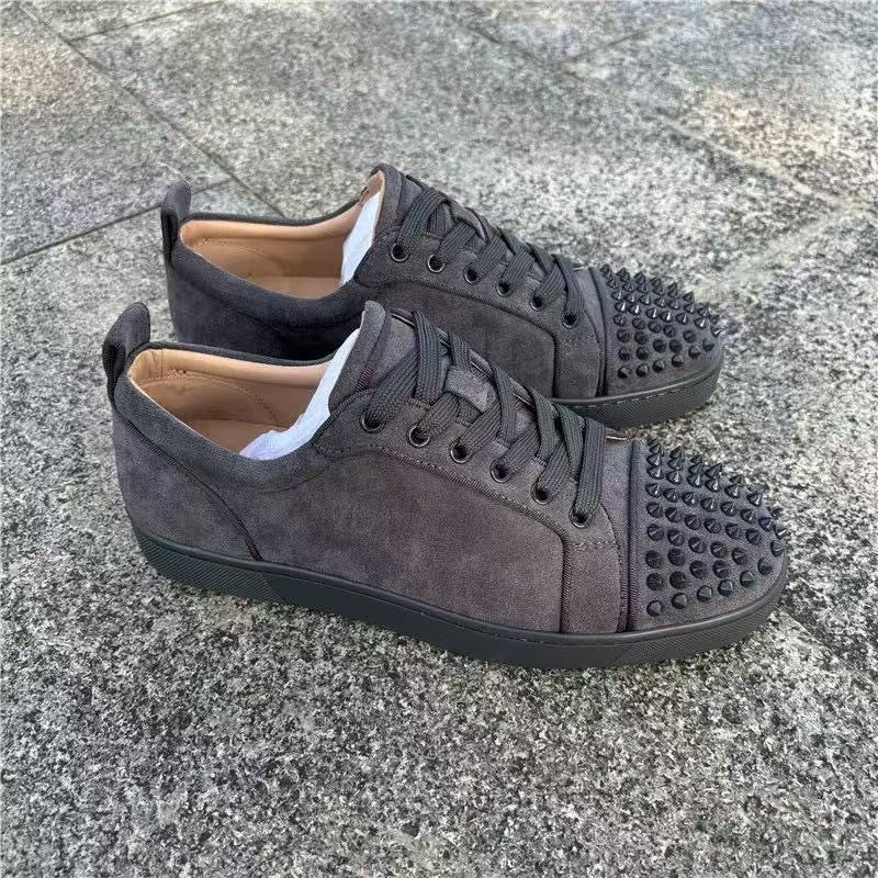 Women's & Men's Red Sole Head Nail Couple Rhinestone Trend Men's Casual Shoes
