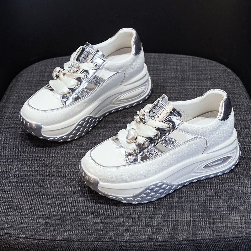Women's Summer Stylish Lightweight Height Increasing Insole Casual Shoes