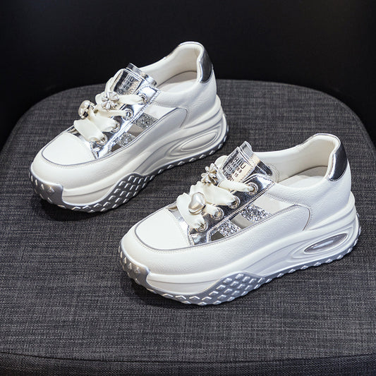 Women's Summer Stylish Lightweight Height Increasing Insole Casual Shoes