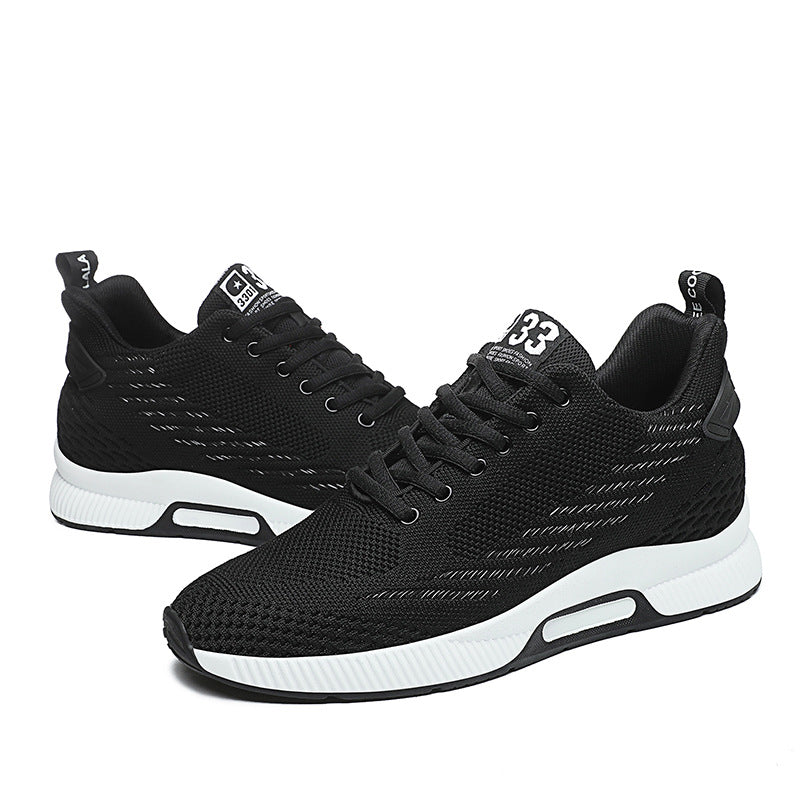 Men's Plus Size Elastic Breathable Running Inner Sneakers