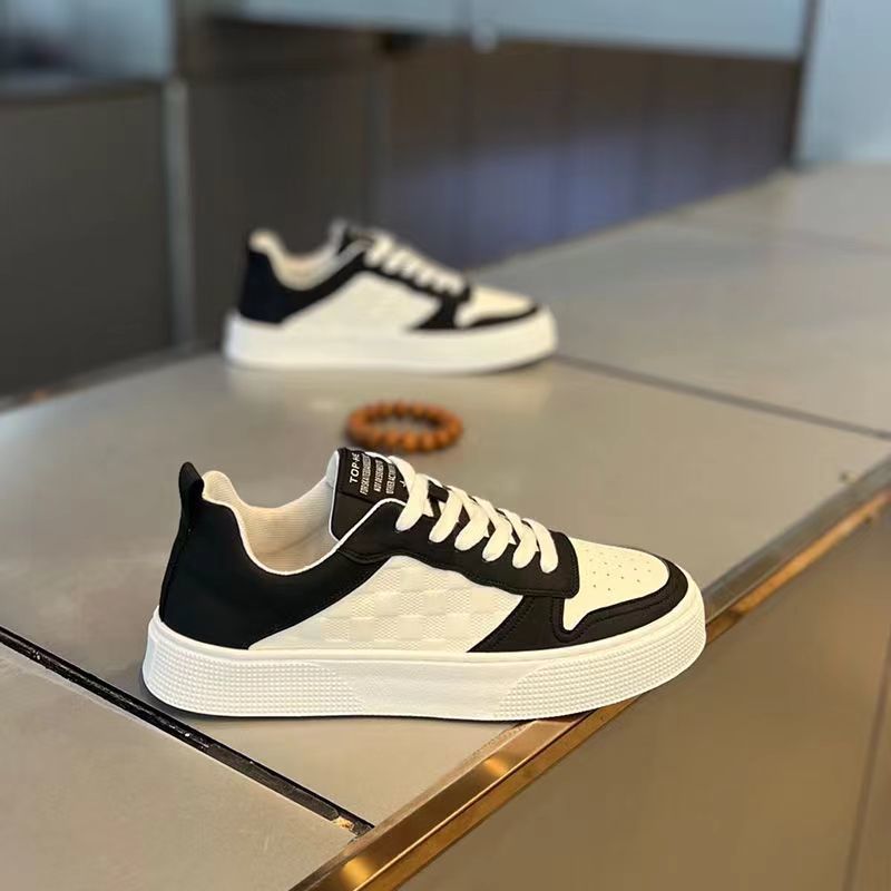 Durable Men's Spring White Trendy Sports Men's Shoes