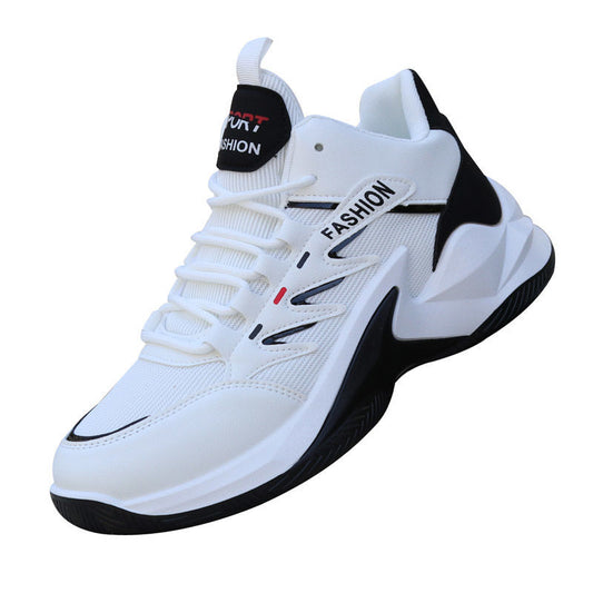 Men's Breathable Mesh Basketball Summer High Top Sneakers