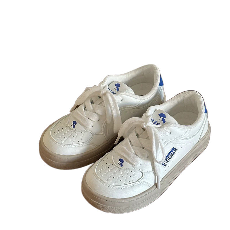 Women's Platform White Cover Autumn Versatile Niche Big Sneakers