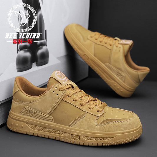 Men's Flagship Store Spring Frosted Board Genuine Sneakers