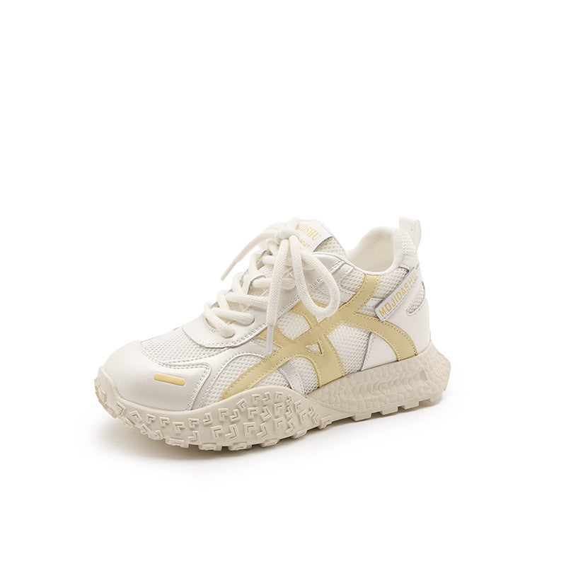 Women's Autumn Mesh Breathable Retro Cortez Single-layer Platform Women's Sports Shoes