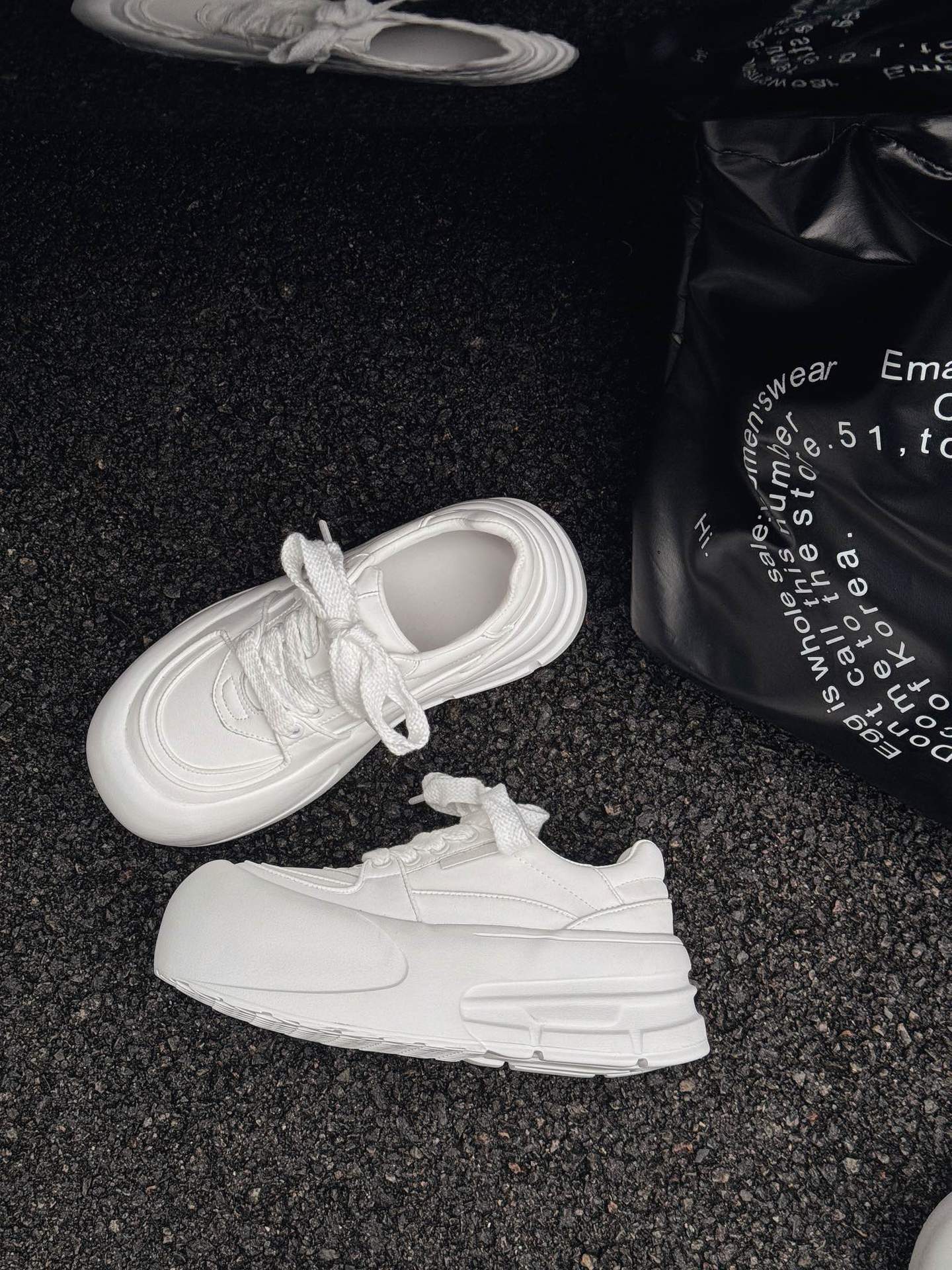 Women's Heightened Easy Wear Spring Ugly Cute Sneakers