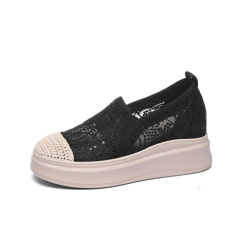 Women's Slip-on Summer Mesh Breathable Versatile Fashion Casual Shoes
