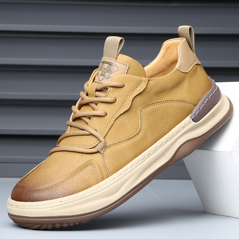 Men's Spring Extra Large White Versatile Breathable Men's Board Shoes
