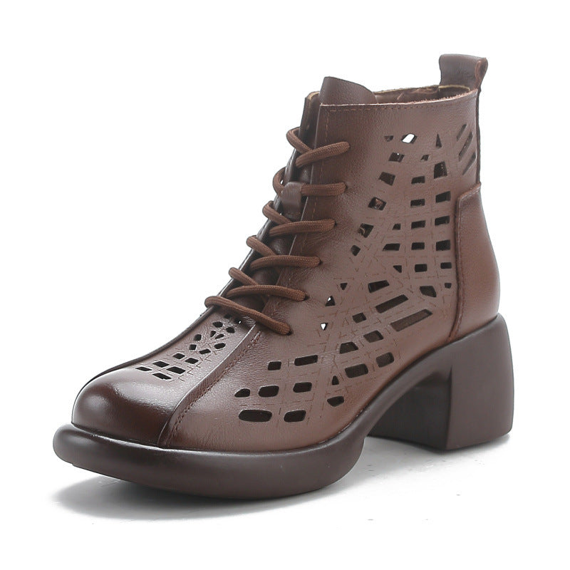 Women's Style Chunky Ankle Soft Bottom Wild Heels