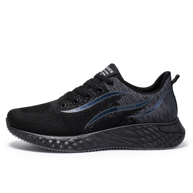 Men's Autumn Running Trendy Flying Woven Breathable Casual Shoes