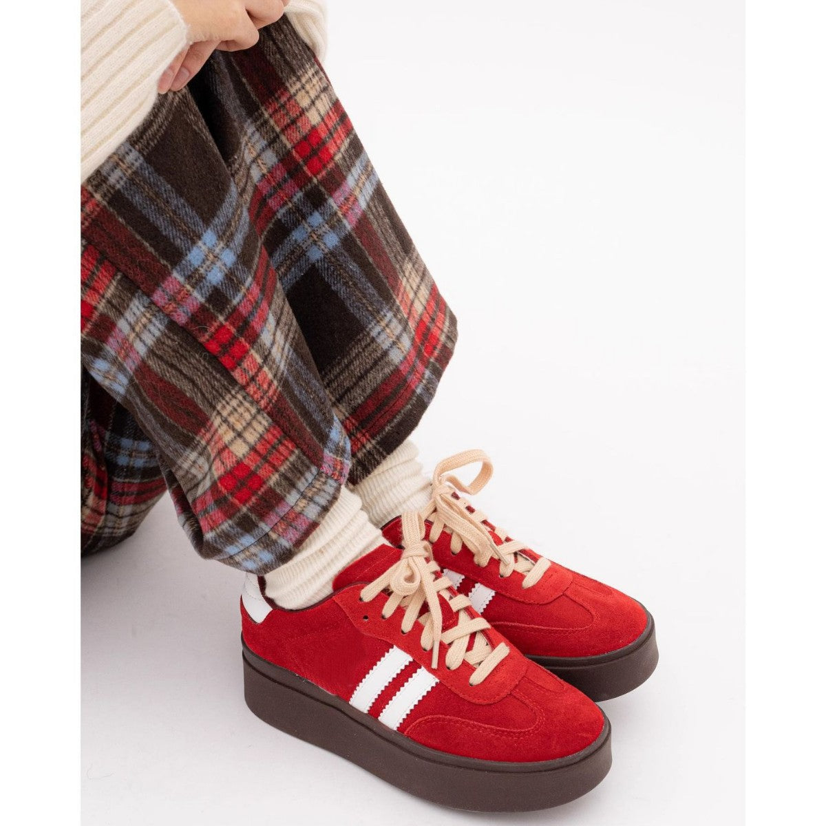 Women's Full Cowhide Retro German Training Genuine Autumn Platform Women's Sports Shoes