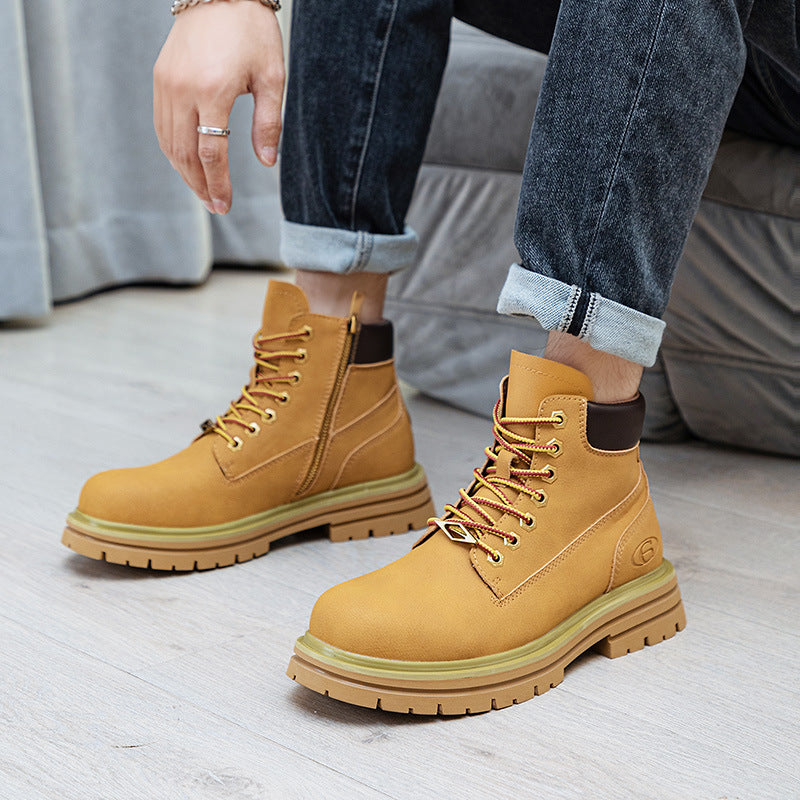 Women's Tourist Hiking Waterproof Worker British Retro Boots