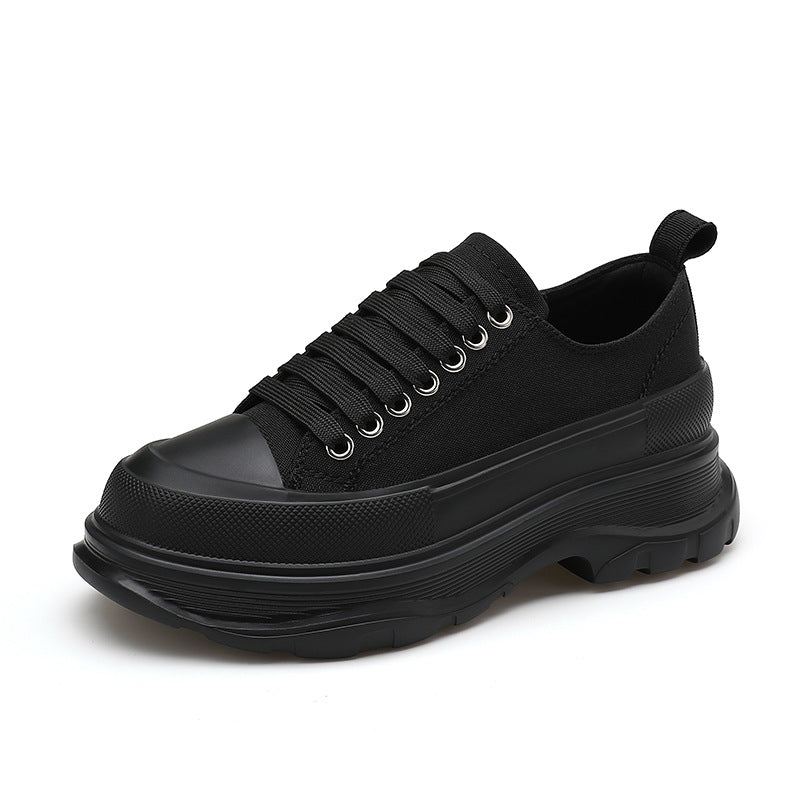 Women's Elegant Dad White Online Live Canvas Shoes