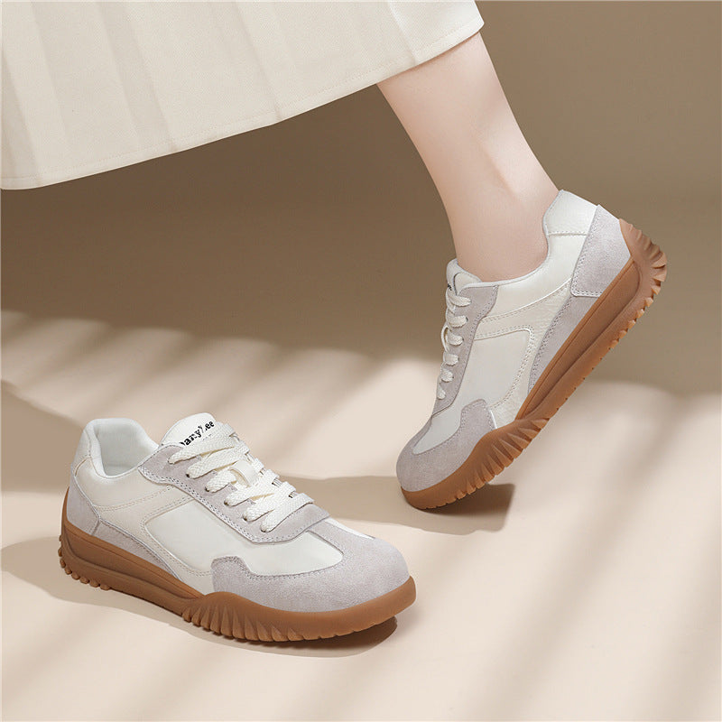 Women's Genuine Elevator German Training Thick-soled Small Sneakers