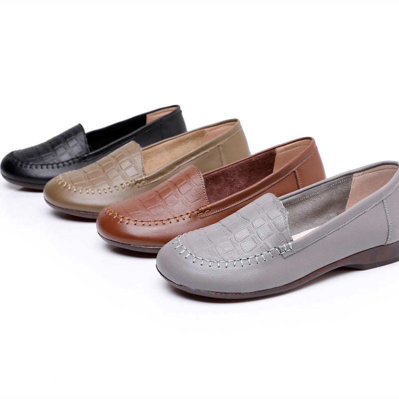 Women's Retro Authentic Leisure Versatile Plus Size Soft Loafers