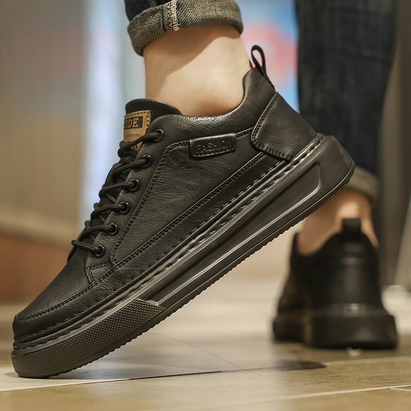 Men's Springtide Flow Korean Sports Platform Waterproof Sneakers