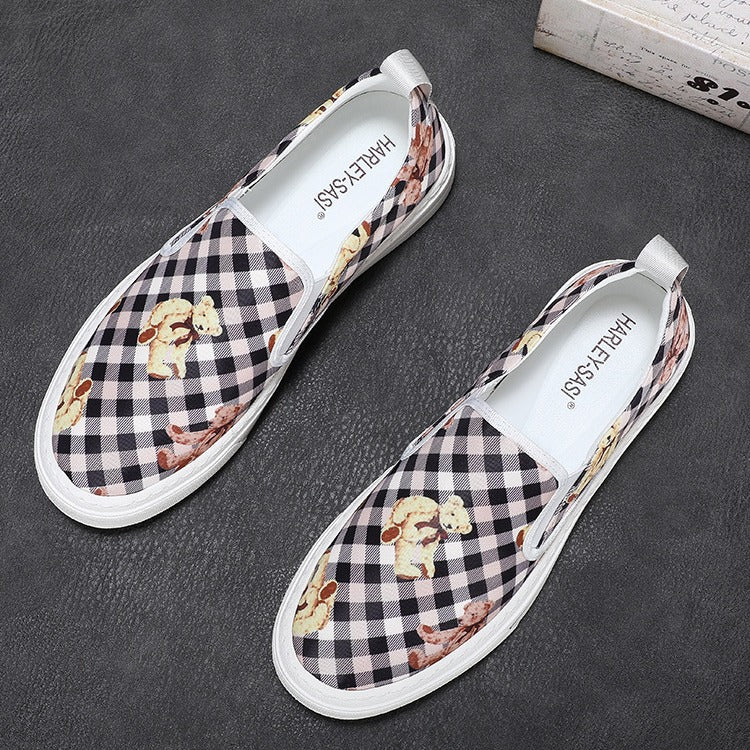 Men's Trendy Thin One Pedal Breathable Versatile Canvas Shoes