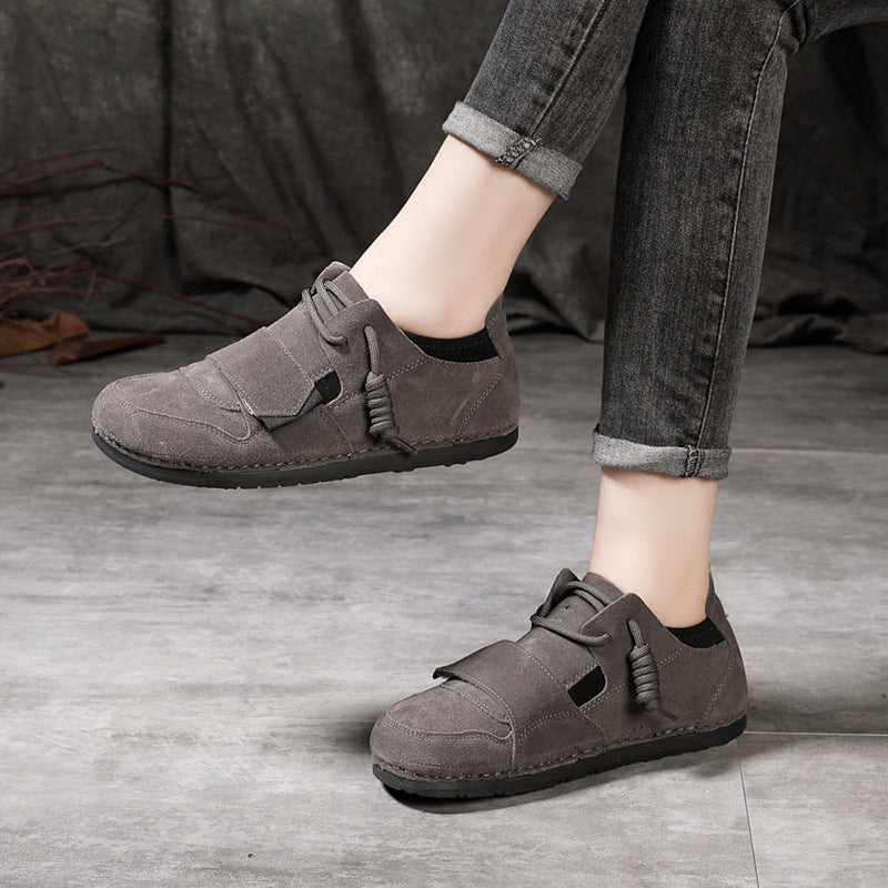 Women's Travel Soft Bottom Flat Retro Female Casual Shoes